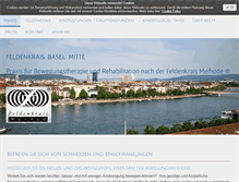 Tablet Screenshot of feldenkraisbasel.ch